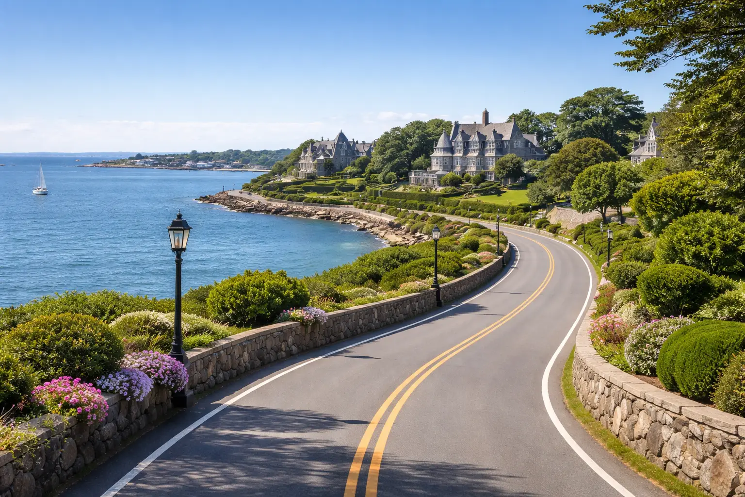 Rhode Island Coastal Drive