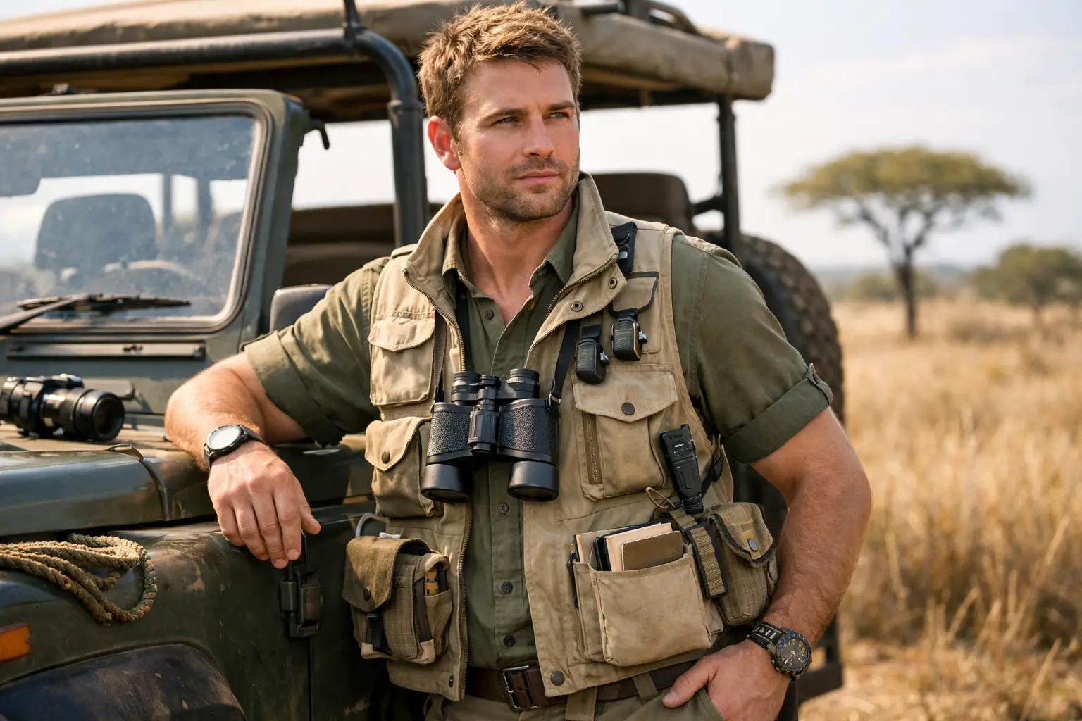 Safari Vest Functional Style