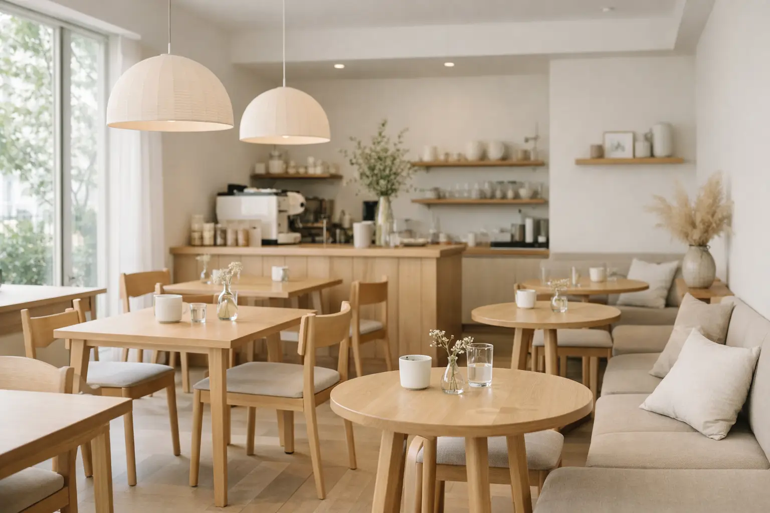 Scandinavian Style Cafe Simple Elegance