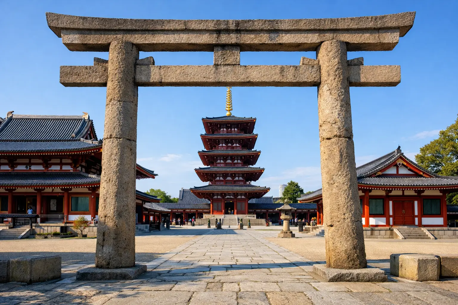 Shitennoji Temple, Osaka