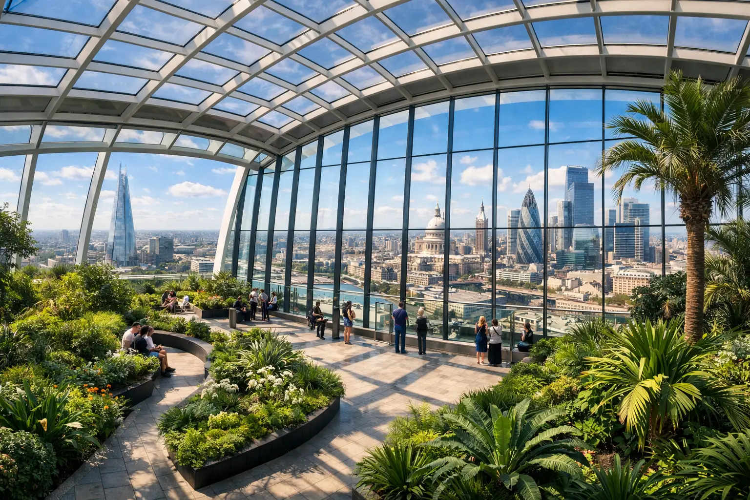 Sky Garden A Free Viewpoint Above the City