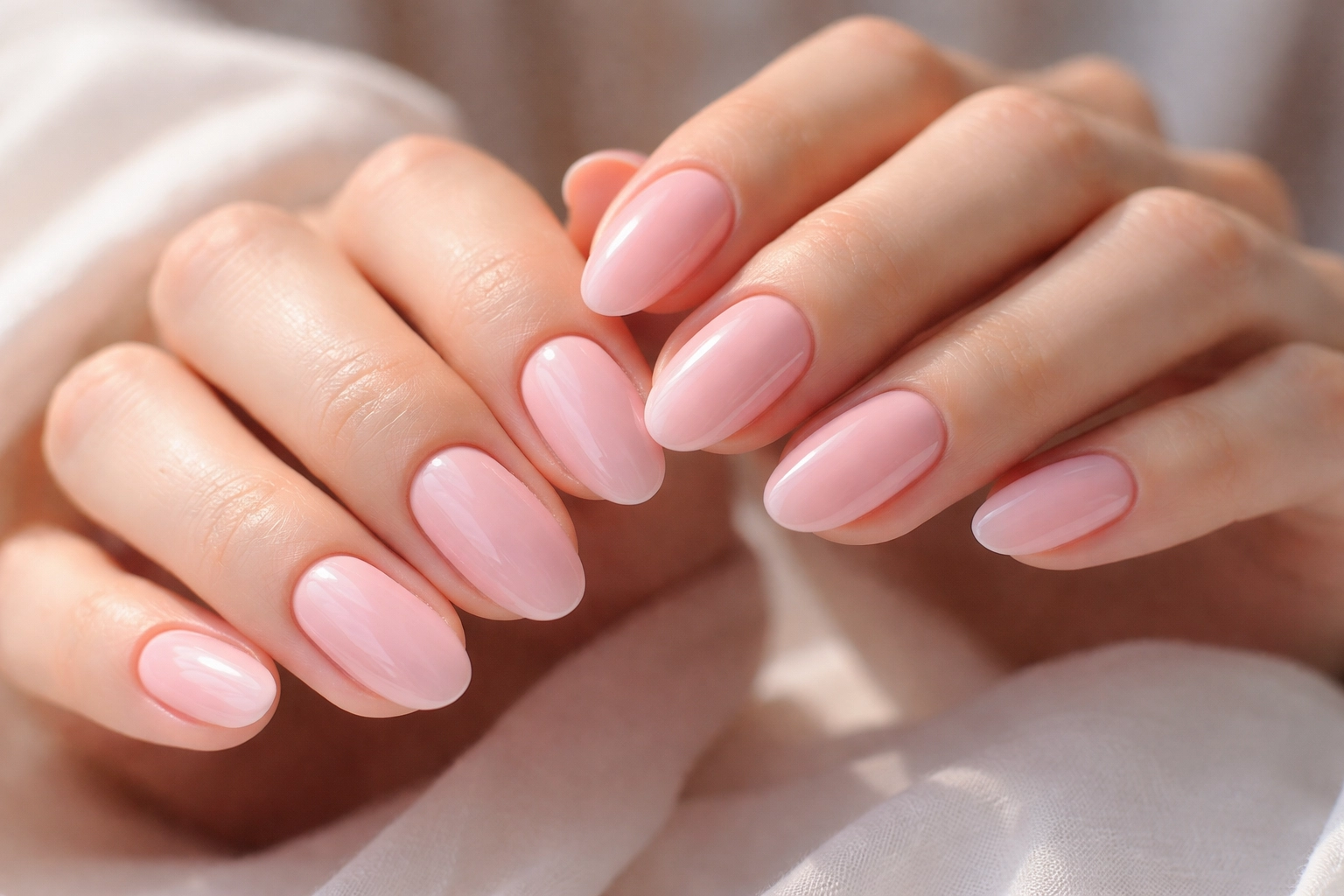 Soft Pink Nails