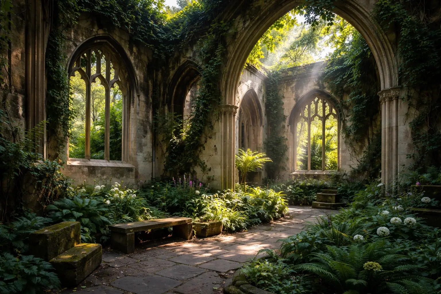 St Dunstan in the East A Ruined Church Garden