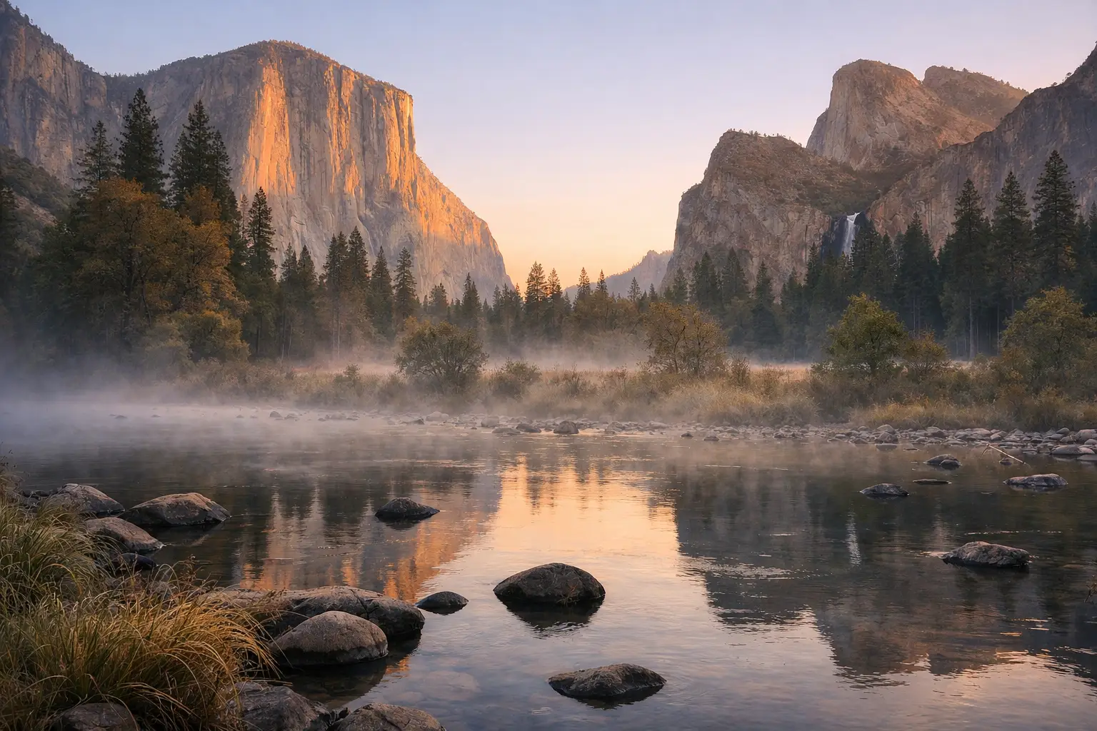 Start at Yosemite Valley Early