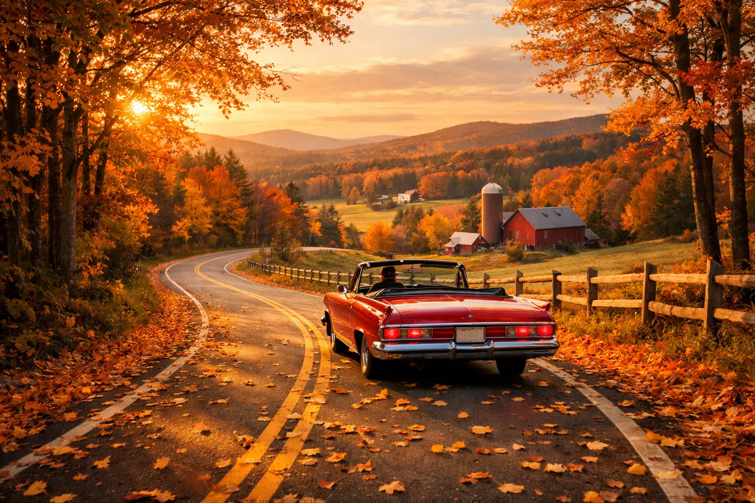 Take a Scenic Drive Through the Countryside