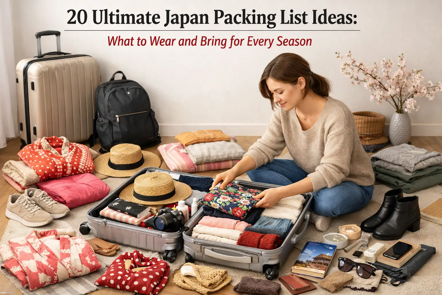 Japan Packing List Essential Items for Every Season.