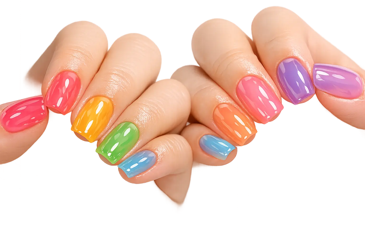 Transparent Jelly Nails