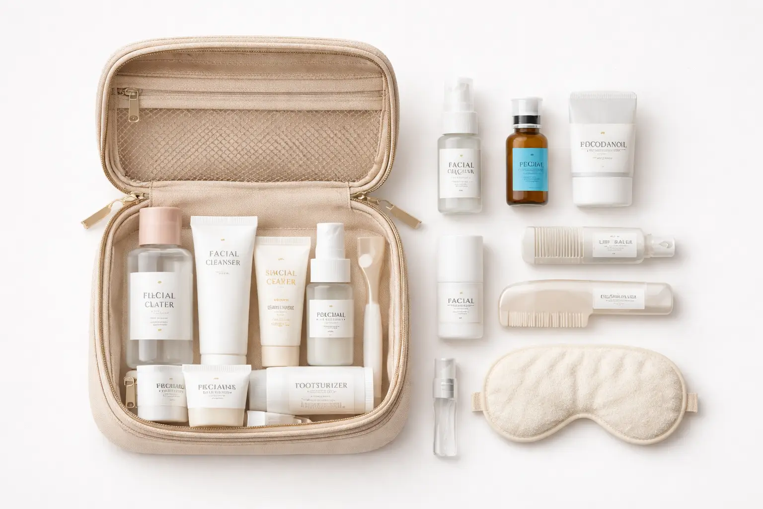 Travel Sized Toiletries and Skincare