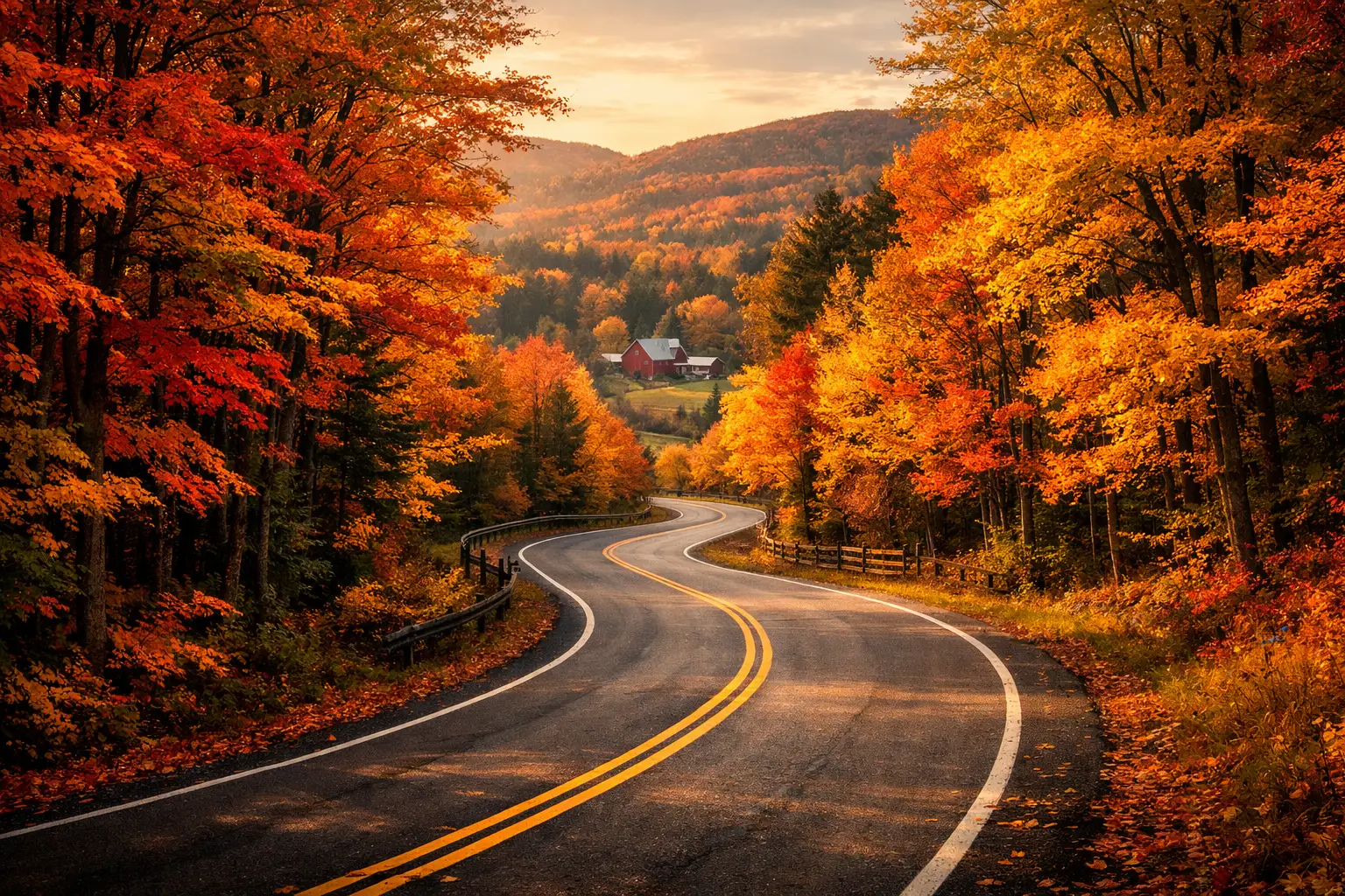 Vermont Fall Foliage Route