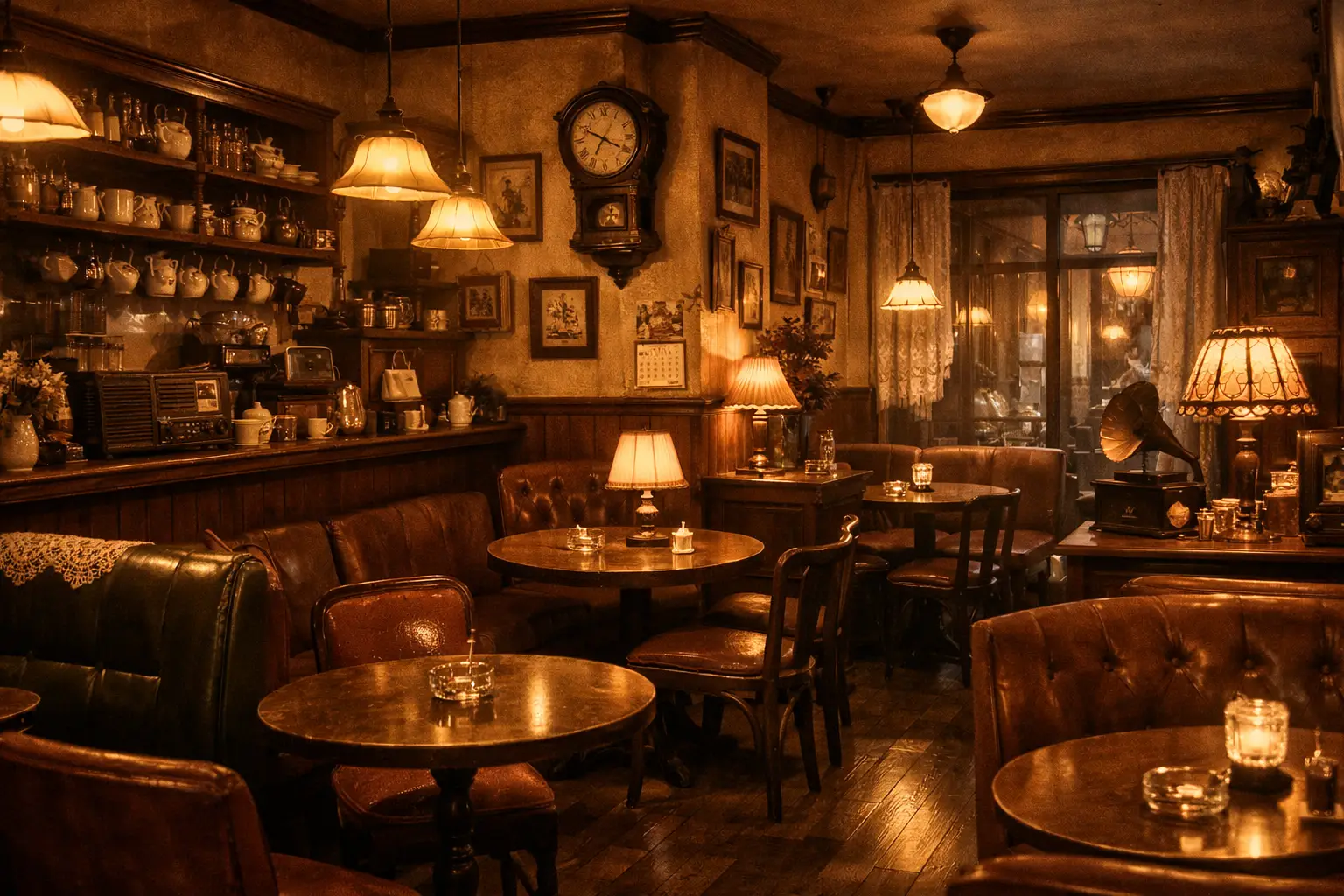 Vintage Inspired Cafe Nostalgic Charm