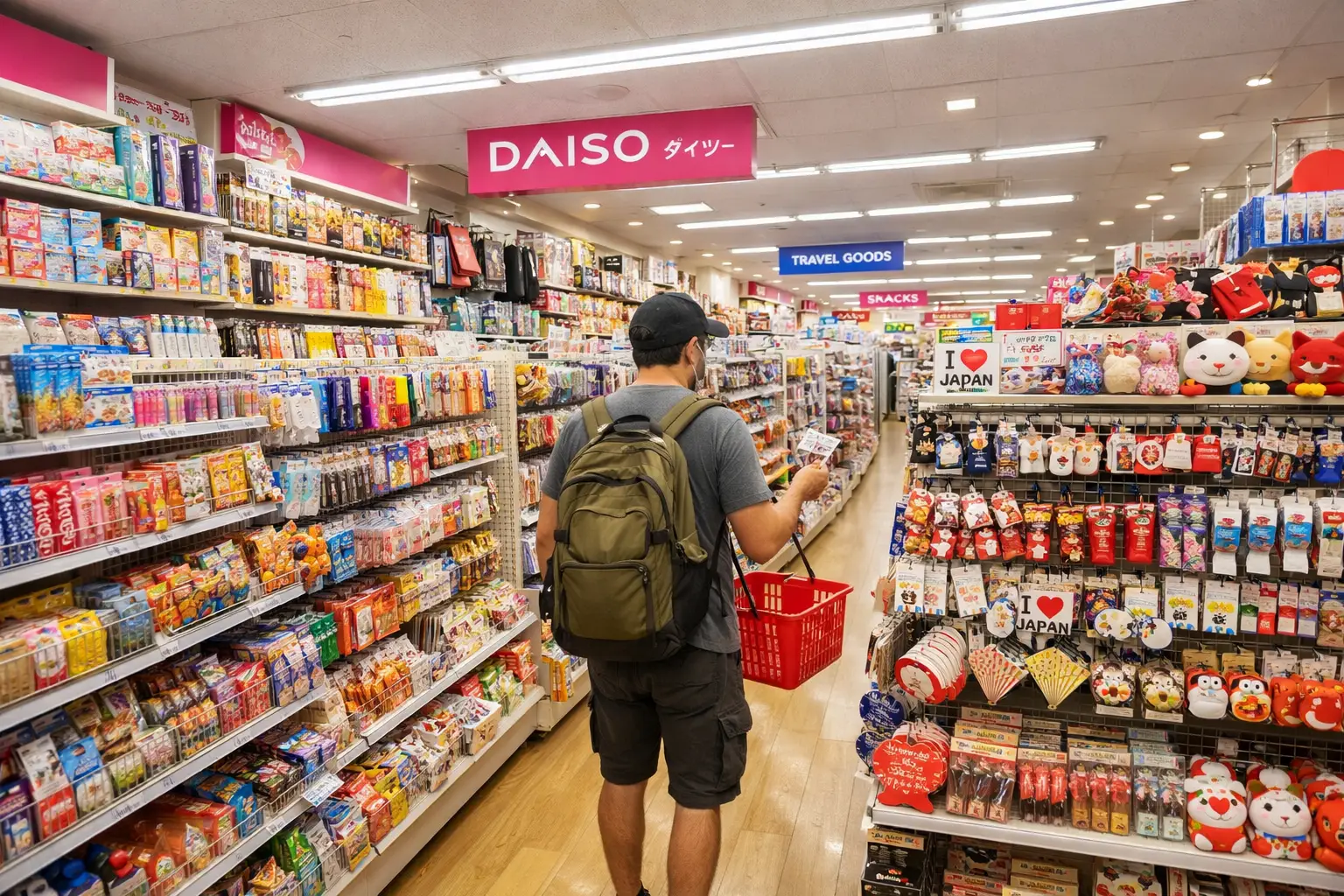 Visit 100 Yen Shops for Supplies and Souvenirs