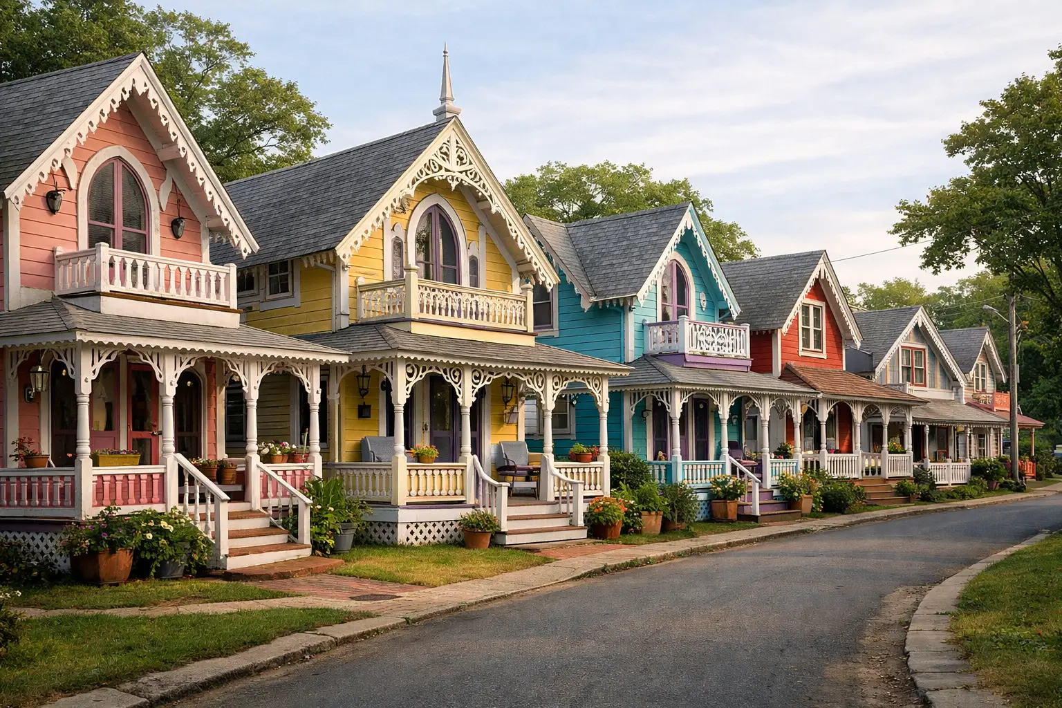 Visit Oak Bluffs Gingerbread Cottages