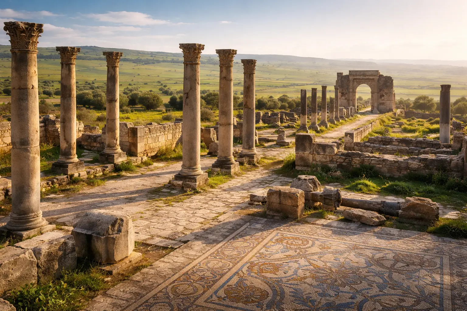 Volubilis Roman Ancient Ruins