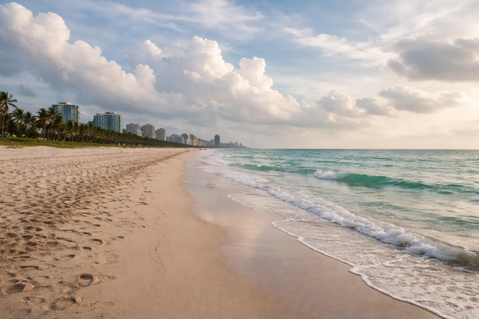 Walk Along South Beach