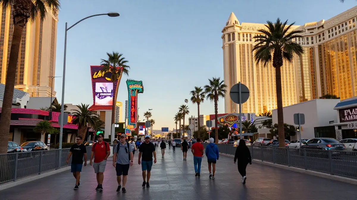 Walk Along the Las Vegas Strip