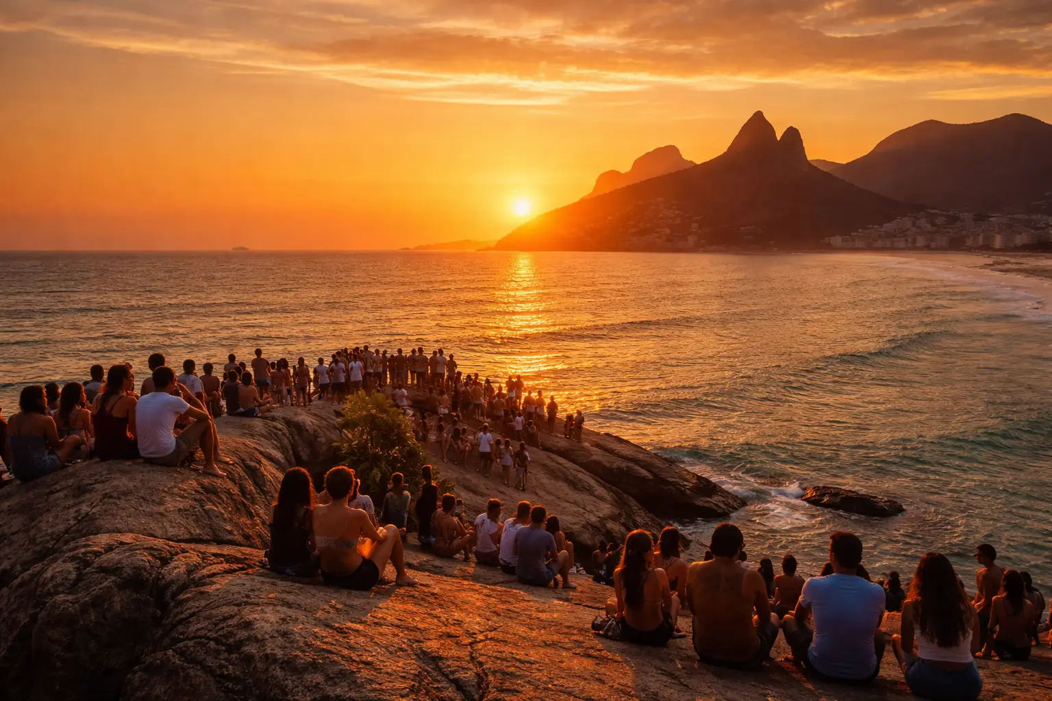 Watch the Sunset at Arpoador