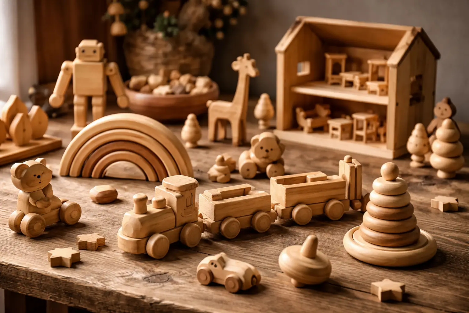 Wooden Crafts and Toys