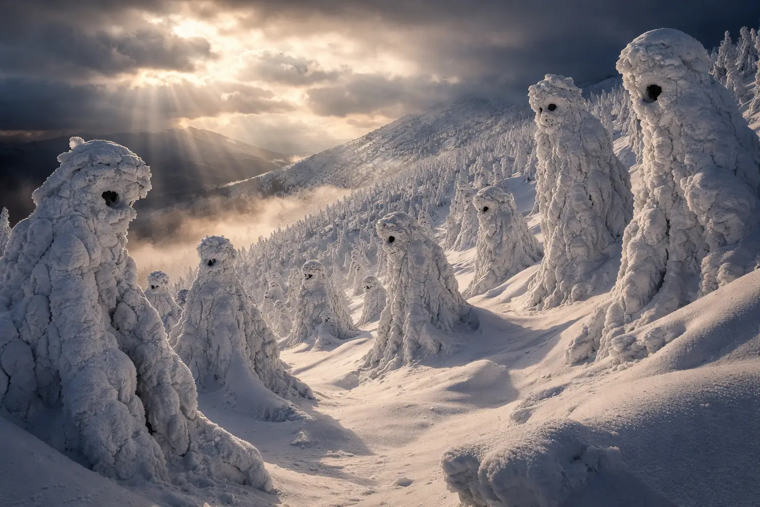 Zao Snow Monsters Phenomenon
