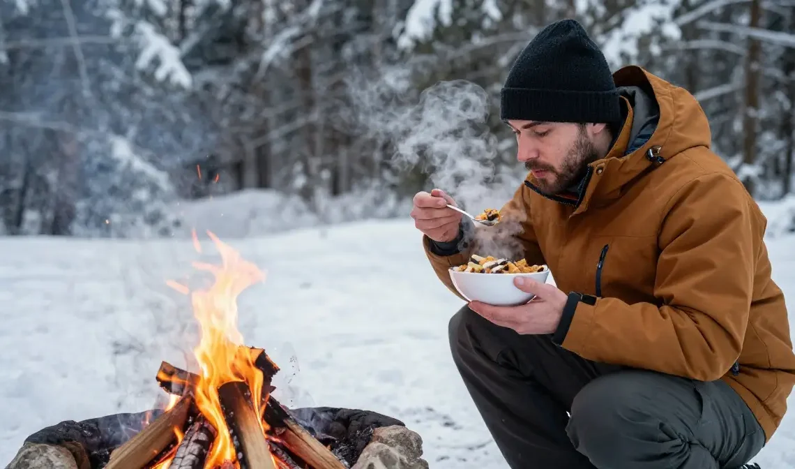 easy winter camping meals