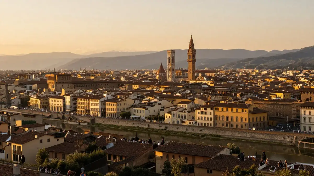 Admire the View from Piazzale Michelangelo