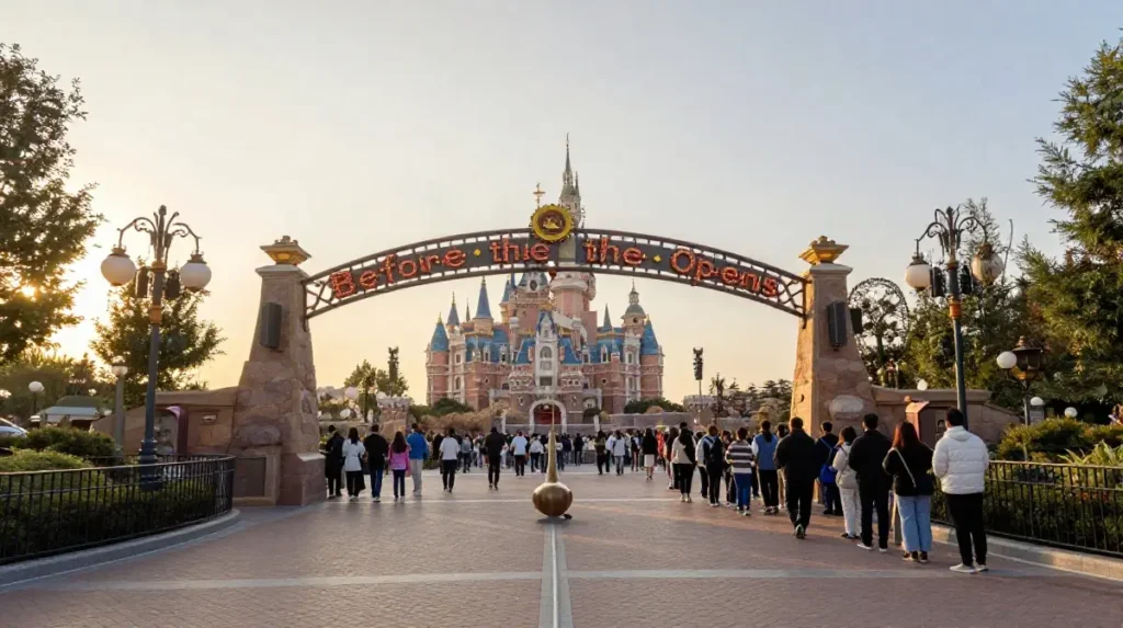 Arrive Before the Park Opens Using Rope Drop Strategy