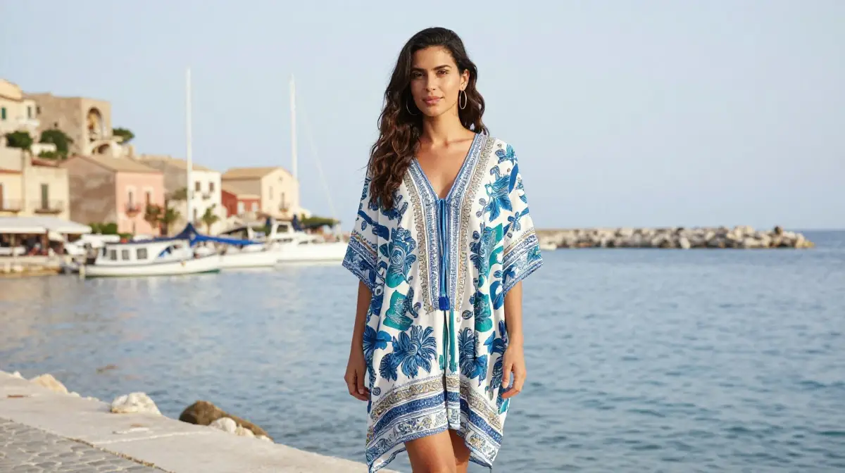 Breezy Kaftan for Coastal Days