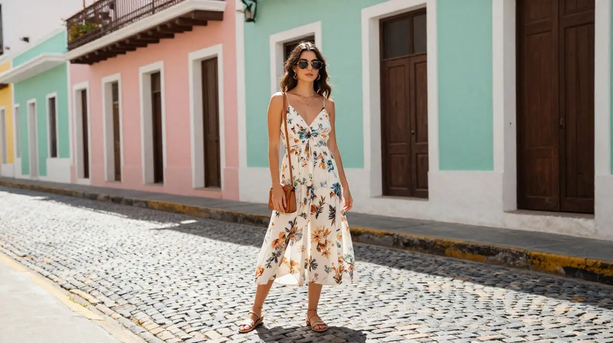 Breezy Sundress for Old San Juan