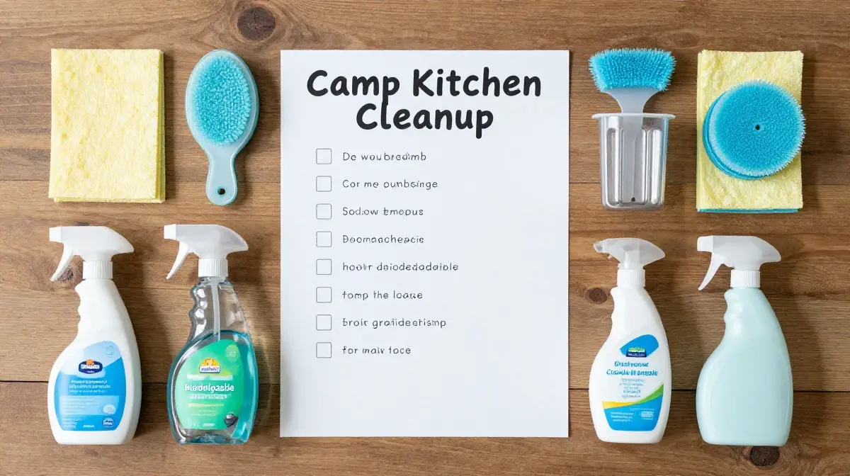 Camp Kitchen Cleanup Checklist