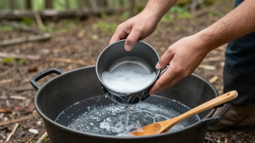 Camping Meal Cleanup Tips for One Pot Cooking