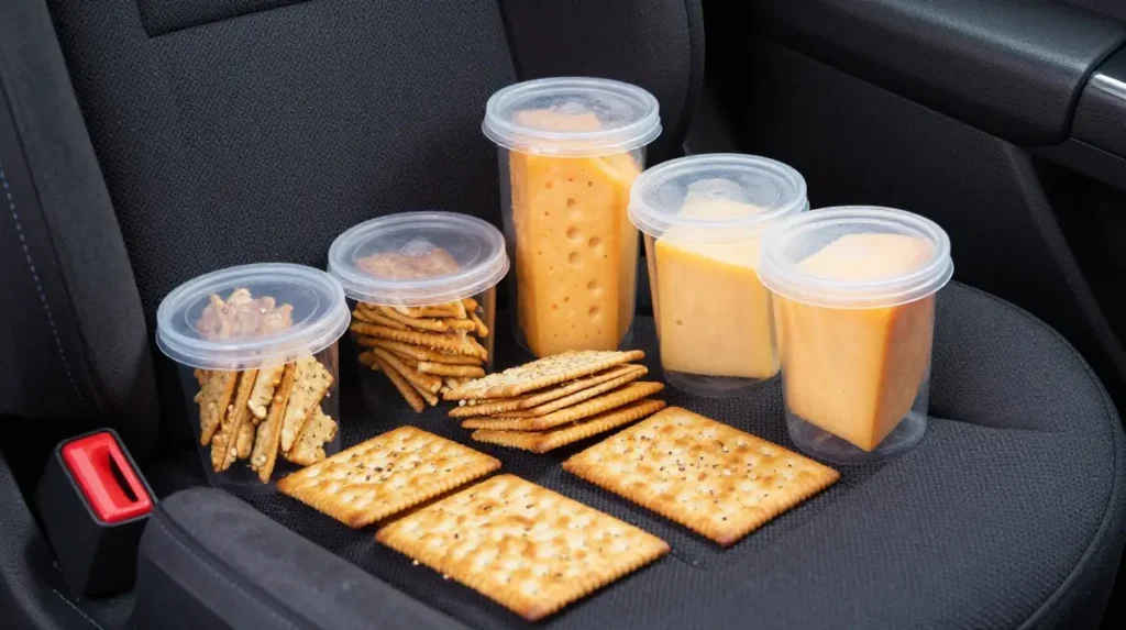 Cheese and Crackers for a Satisfying Snack