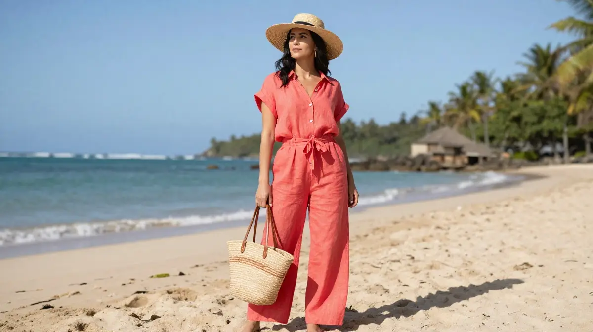 Colorful Linen Co-ord Set