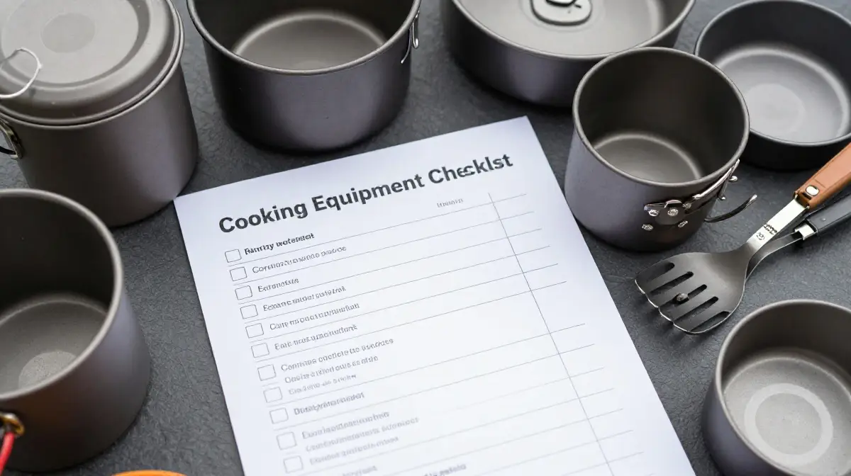 Cooking Equipment Checklist