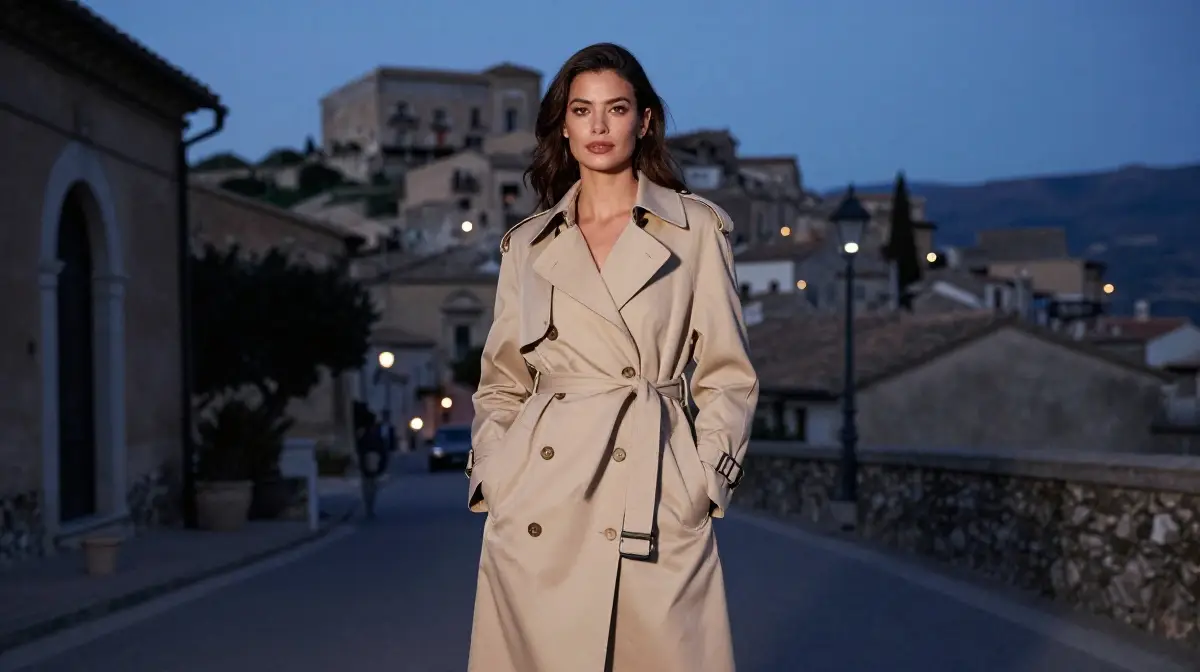 Elegant Trench Coat for Spring Evenings