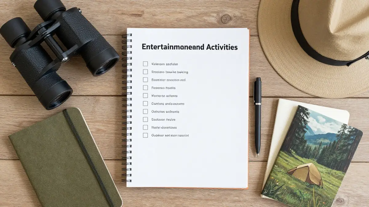 Entertainment and Activities Checklist