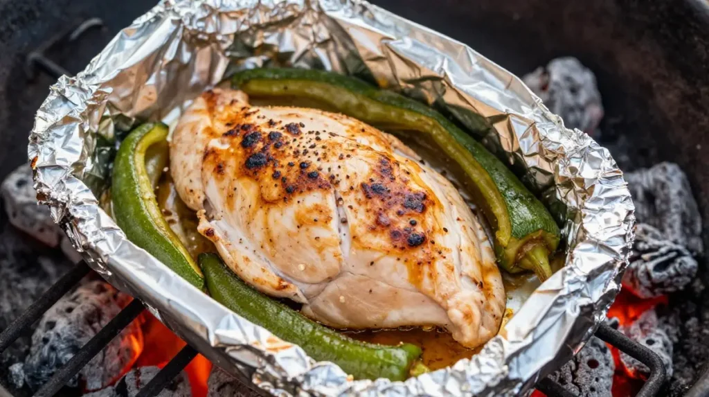 Foil Packet Chicken and Vegetables