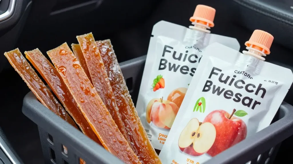 Fruit Leather and Applesauce Pouches for Kids