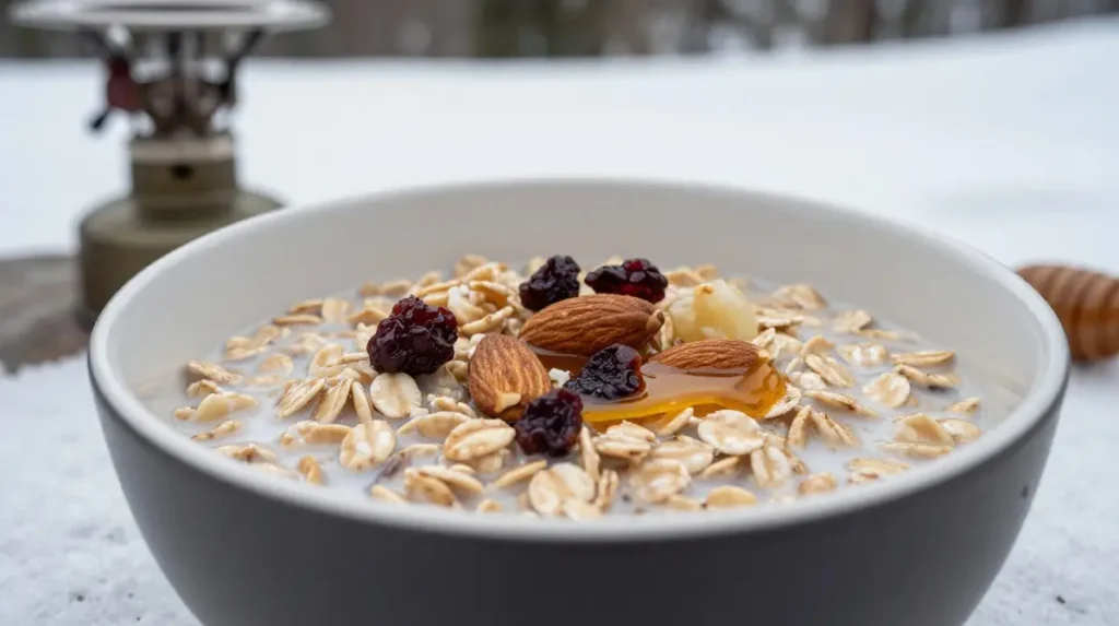 Instant Oatmeal With Toppings for Breakfast