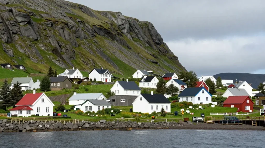 Kirkjubour Village