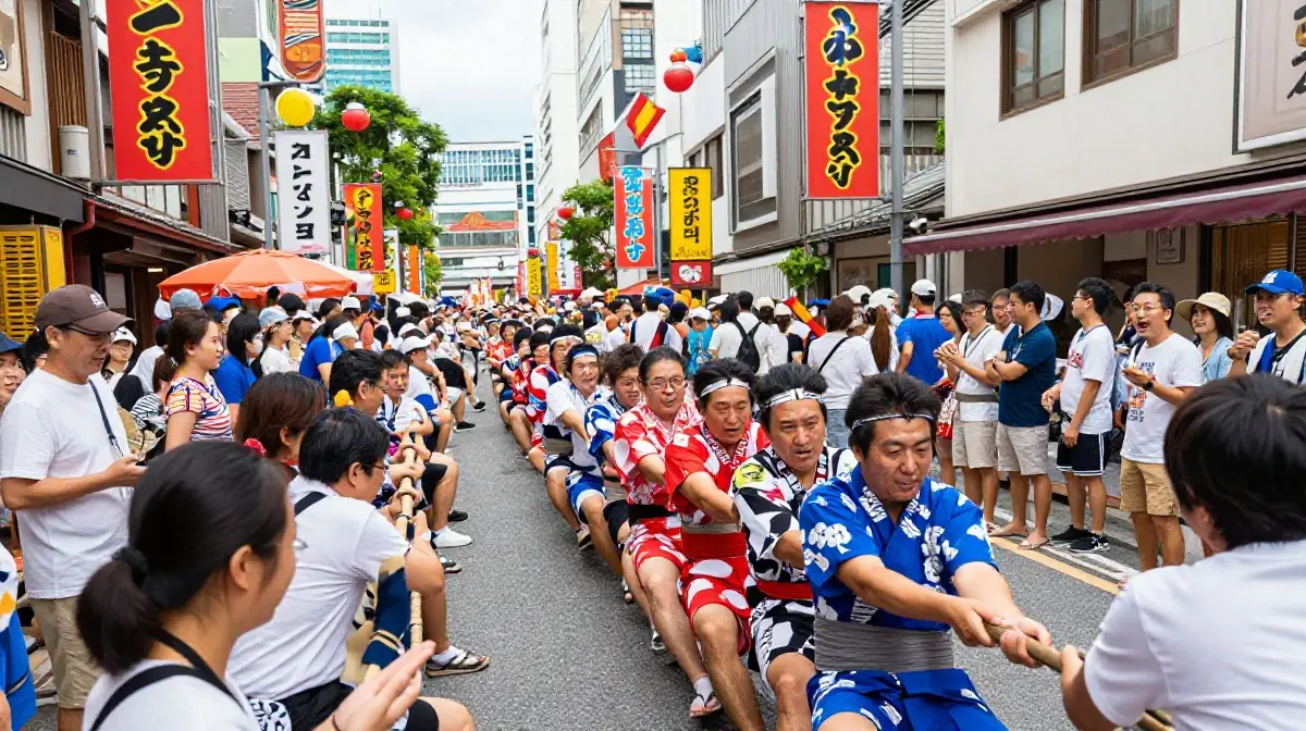 Kokusai Street Festival Atmosphere