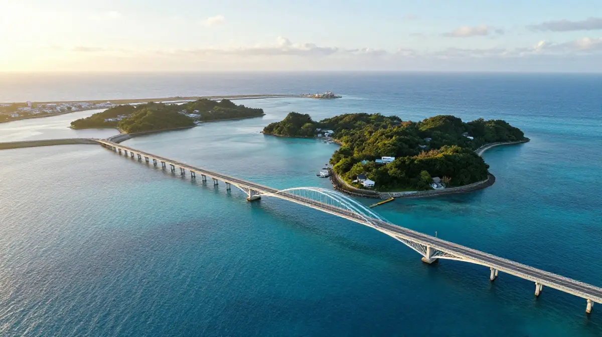 Kouri Bridge and Kouri Island