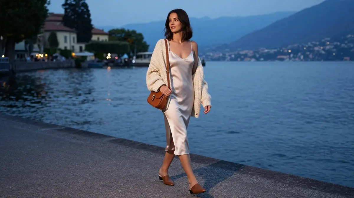 Lake Como Evening Walk Outfit