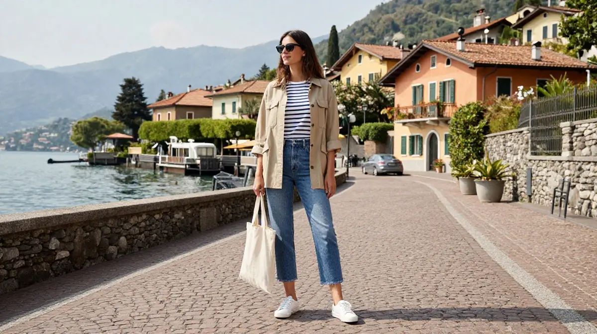 Lake Como Village Sightseeing Outfit