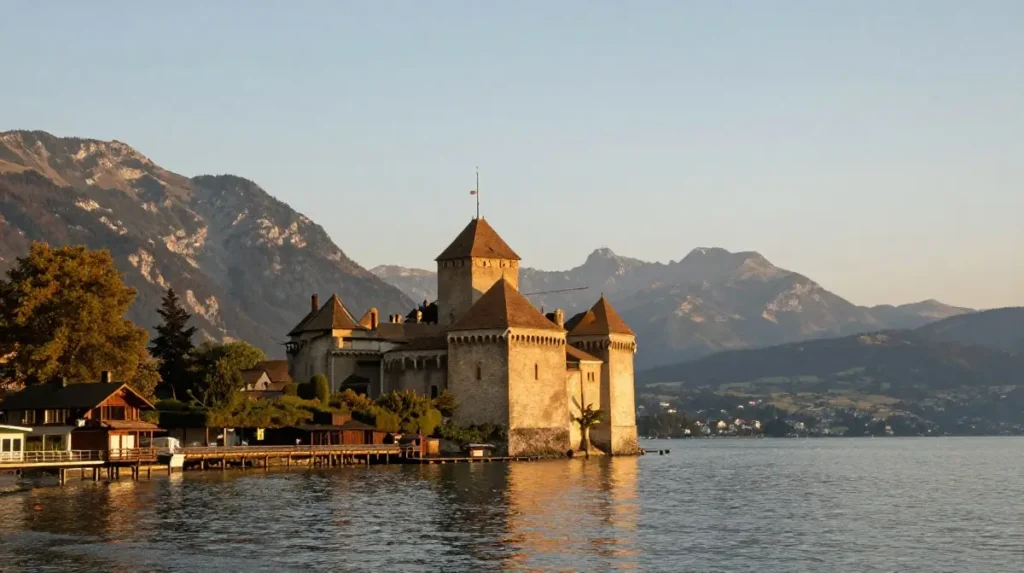 Lake Geneva and Montreux