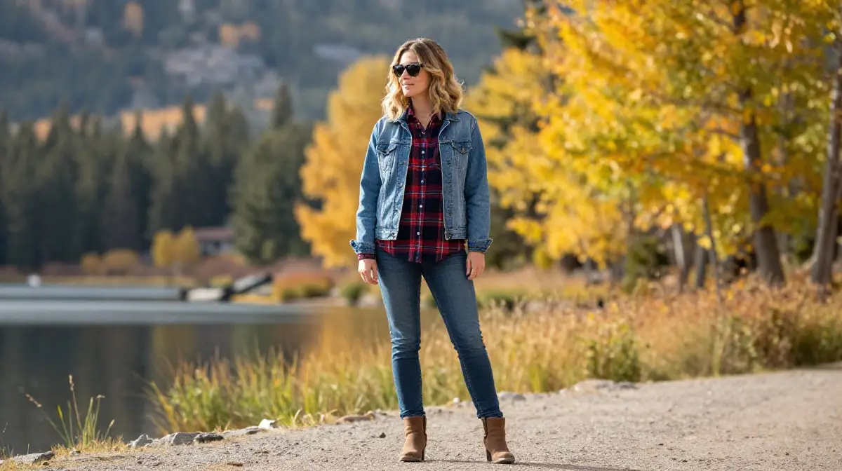Lake Tahoe Fall Foliage Outfit