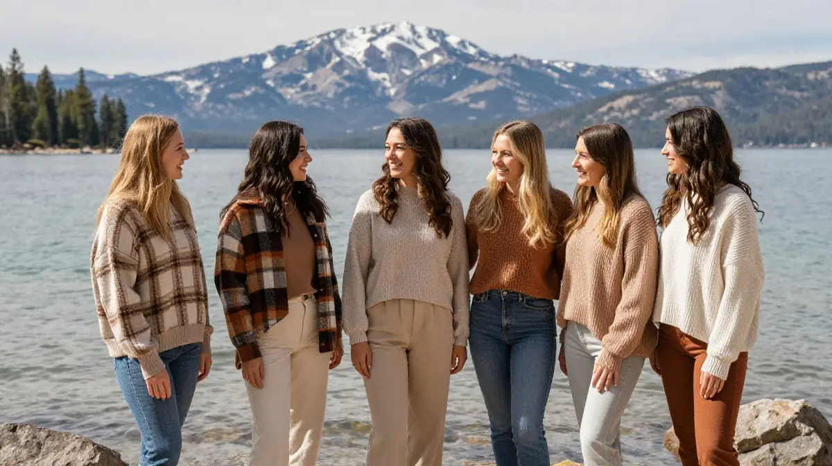 Lake Tahoe Girls Trip Outfit Ideas