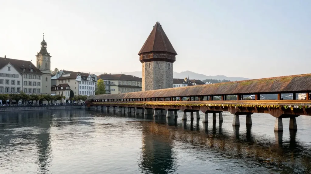Lucerne and Chapel Bridge