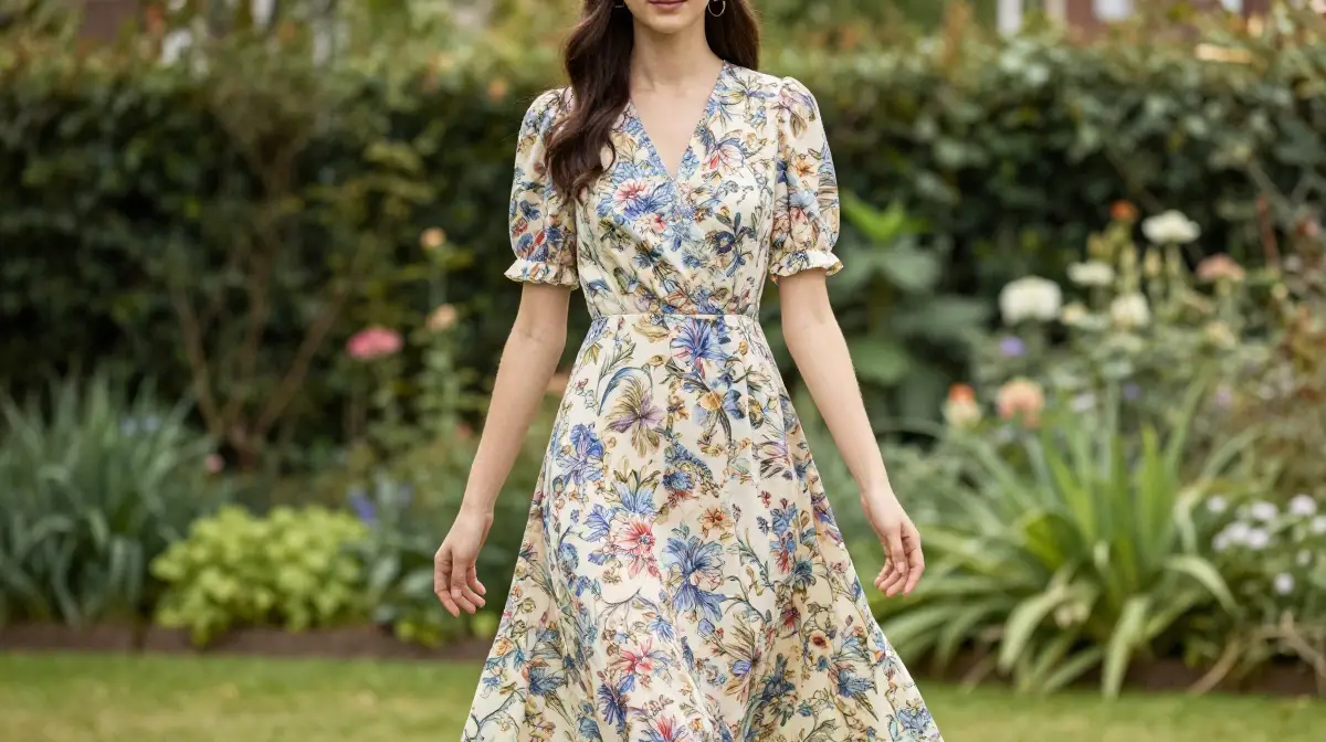 Midi Floral Dress