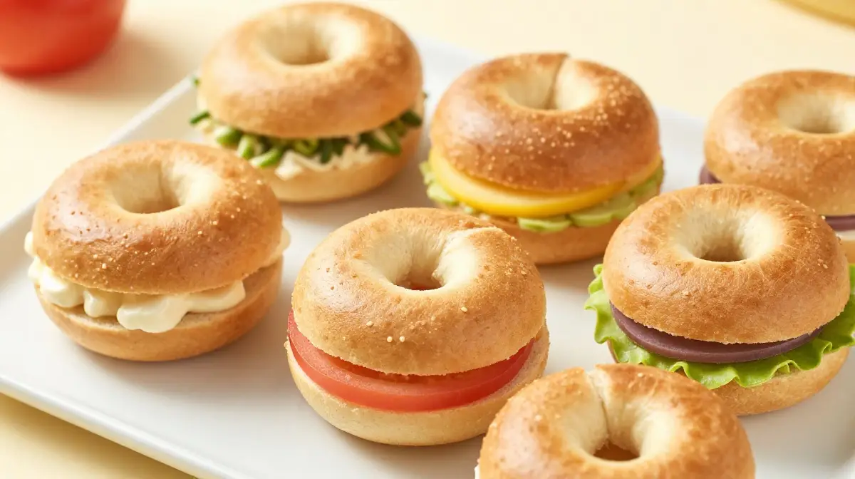 Mini Bagel Sandwiches