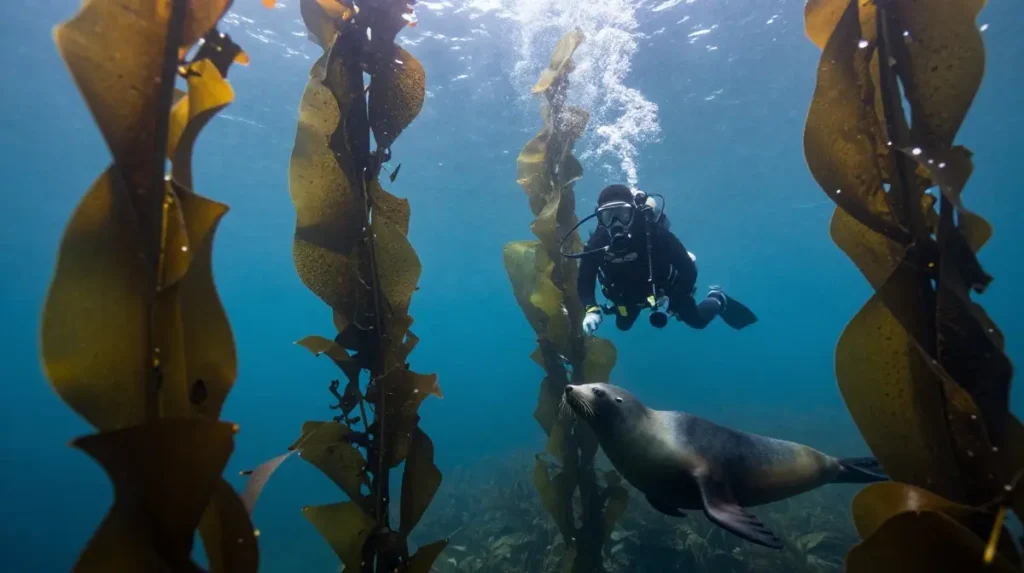 Monterey Bay, California — Cold Water Kelp Forest Diving