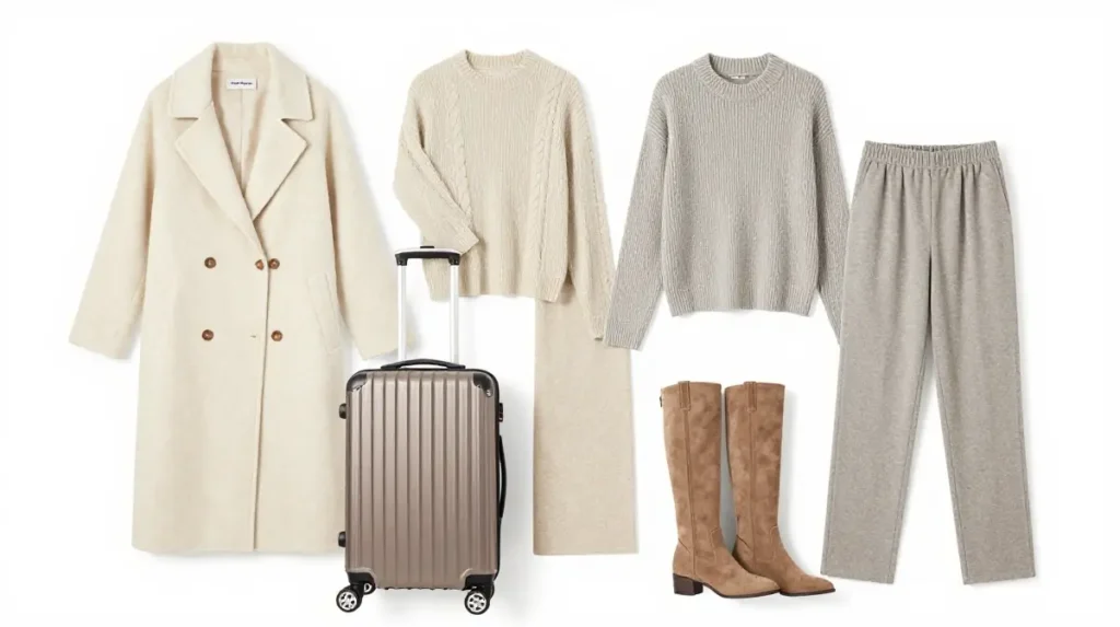 Neutral Capsule Wardrobe Outfit Combinations